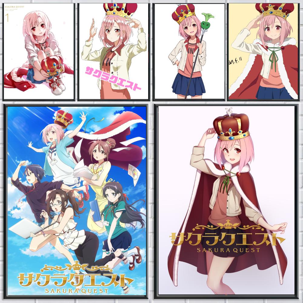 Anime S-Sakura Quest-T Poster  – Office Quest Bewertung und Preis