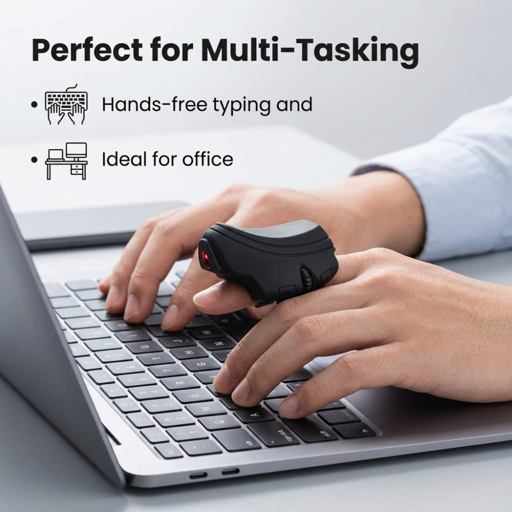 Fingerring-Maus, 1000 DPI, ein – Office Technologies Bewertung und Preis